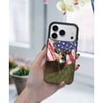 thumbnail image 5 of WIRESTER Shockproof Soft Rubber Cover Case for Apple iPhone 17 Pro 6.3" 2025, Vintage American USA Flag Deer, 5 of 5