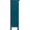 thumbnail image 6 of eHemco 3 Tier Storage Shelf Bookcase with 2 Arched Supports, 40 Inches Height, Blue, 6 of 7