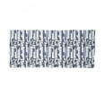 thumbnail image 2 of Palm Tree Neck Gaiter, Paper Boats on Waves, Unisex, Blue Dark Blue White, by Ambesonne, 2 of 3