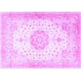 thumbnail image 1 of Ahgly Company Indoor Rectangle Medallion Purple Traditional Area Rugs, 8' x 12', 1 of 4