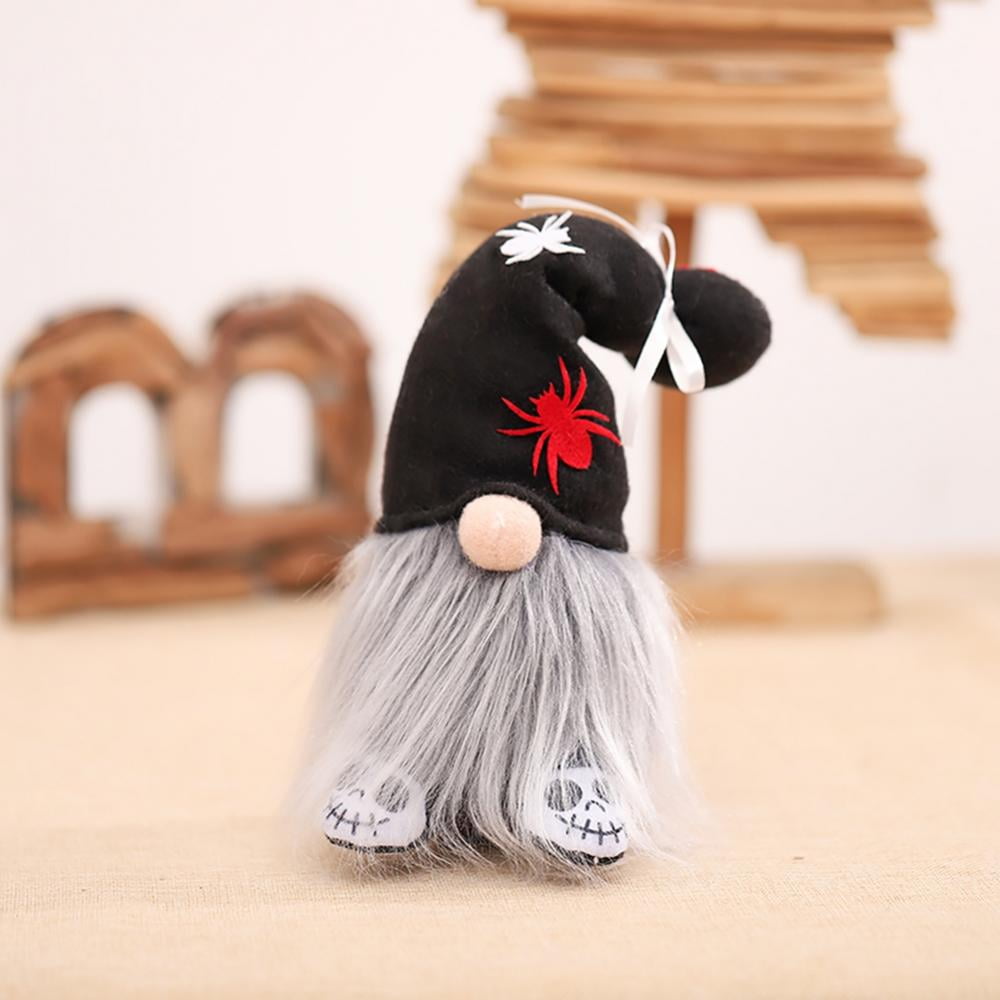 Halloween Faceless Dwarf Doll with Tall Hat Home Lighting Decorations Toys For Kids Gift Home Desktop Decor Ornaments
