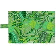 thumbnail image 3 of PKQWTM Tracery Mehendi Green Doodle Texture Algae Sea Motif Book Cover Book Protector Book Sleeve Book Pouch Book Bag 6x9 inch, 3 of 4