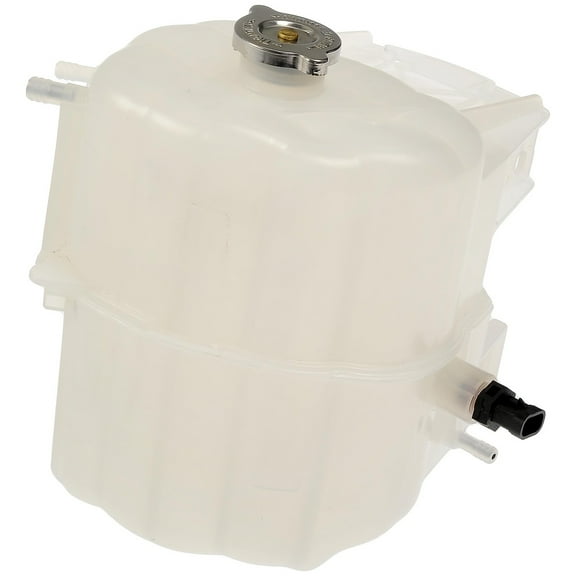 Dorman 603-5138 Engine Coolant Reservoir for Specific International Models, Transparent; Black