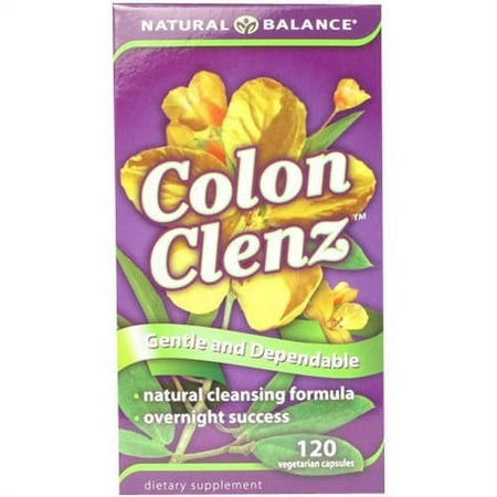Natural Balance Colon Clenz, Gentle and Dependable Colon Cleanse, 120 CT