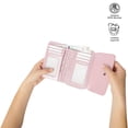 thumbnail image 3 of TOTTO Cartera de Dama - Mujer | con Cierre en Broche y Manija Removible STYLE CAN violeta M, 3 of 5