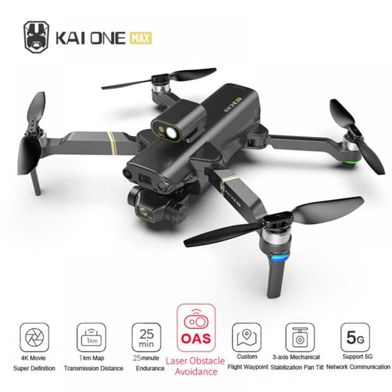 synonymordbog Maleri Slikke 8K Camera Drone with 3-Axis Gimbal, Self-Stabilizing Anti-Shake Gimbal  Quadcopter, 5G WIFI FPV Drone with GPS, 25-min Flight Time, Obstacle  avoidance function, Max RC Distance 1200m, with 2 Batteries - Walmart.com