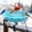 Blue, variant on Heated Bird Bath for Deck Railing, Powerful 100W Thermostatically Controlled Heated Bird Baths for Outdoors for Winter, Heated Birdbath Water Heater for Outside Garden Yard Patio Lawn (Green)