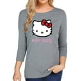 thumbnail image 3 of Hello Kitty Women's Classic-Fit Long-Sleeve Crewneck T-Shirt, 3 of 5