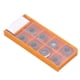 thumbnail image 3 of Insertos de carburo, 10 piezas de insertos de torneado, herramientas de torneado de torno recubiertas, cortador de insertos CNC, estética elegante, 3 of 8