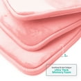 thumbnail image 7 of Nestl Absorbent Memory Foam Bath Mat Bathroom Rug, Pink, 17"x24", 7 of 7