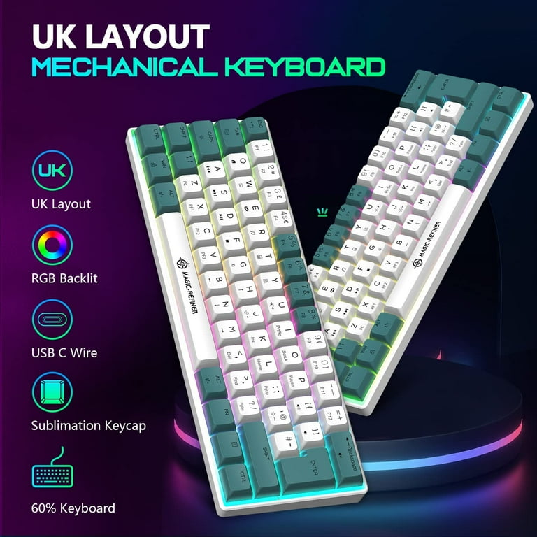 MAGIC-REFINER MK21 AKKO, Wired Mechanical Keyboard with RGB