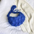 thumbnail image 4 of Bolso bandolera para mujer Bolso plisado Cloud Messenger Bolso acolchado acolchado (Azul), 4 of 8