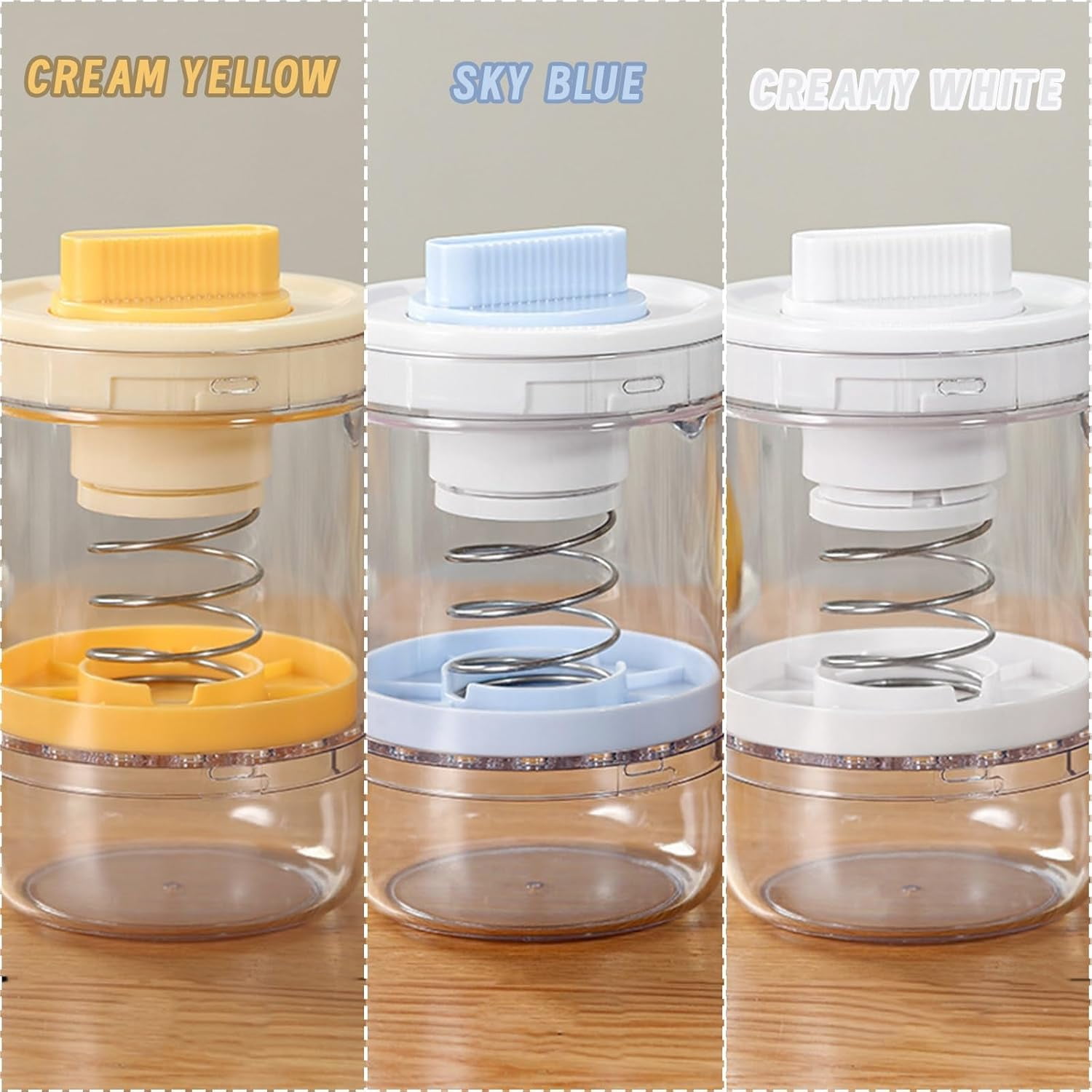Greek Yogurt Strainer with Spring-Loaded Press, Ultra-Fine Mesh Bags  Adjustable Twist Knob Whey Separator, BPA-Free Yogurt Filter Jar, Holds 450 g Yogurt, 270 ml Whey Collector