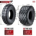 thumbnail image 4 of Set of 4 WANDA Sport ATV Tires AT 23x7-10 Front & 22x10-10 Rear /6PR- GNCC tires, 4 of 9