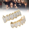 thumbnail image 3 of Brass Teeth Set Hip Hop Prop Teeth Accessory Decoration for  Party Gift, 3 of 8