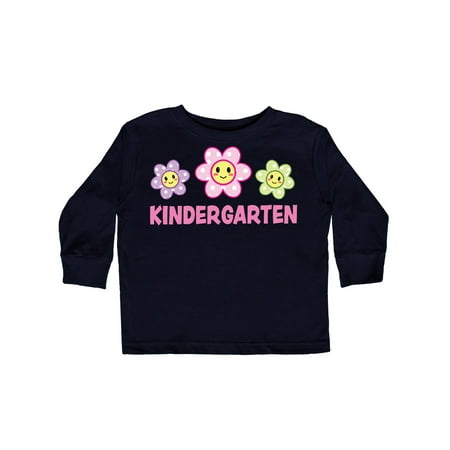 

Inktastic Kindergarten with Polka Dot Flowers Gift Toddler Boy or Toddler Girl Long Sleeve T-Shirt
