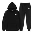 thumbnail image 2 of Sudadera con capucha para hombre, traje con estampado informal de moda sencilla, chándal deportivo de alta calidad para trotar y culturismo, Otoño e Invierno, 2 of 5