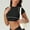 Black, variant on Hot days, bold styles Olyvenn Crop Top Workout Shirts for Women Soft Seamless Gym T Shirts Raglan Sleeve Running Tee Summer Basic Going Out Tops Black M