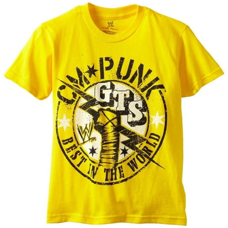 WWE CM Punk Best in the World Youth T-Shirt (Best Handsome Boy In The World)