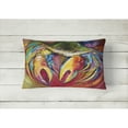 thumbnail image 2 of Carolines Treasures JMK1106PW1216 Blue Crab Stars Canvas Fabric Decorative Pillow 12H x16W multicolor, 2 of 3