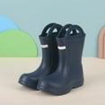 thumbnail image 2 of Zanarzt Toddler Boy Rain Boots Girls' Mid Calf Round Toe Rain Boots for Toddlers and Children Blue,US 12.5, 2 of 5