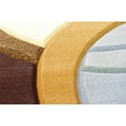 thumbnail image 5 of Premium Hand Carved Abstract Modern Rug Contemporary Colorful Thick Carpet Design 1062 (7'8"x10'8",Mocha), 5 of 7