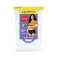 thumbnail image 3 of Hanes Women's Brief 8-Pack (6+2 Free Bonus Pack) White 6, 3 of 5