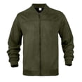 thumbnail image 4 of Jackets for Men, Zipper Flight Solid Color Splicing, Men's Jacket, 4 of 4