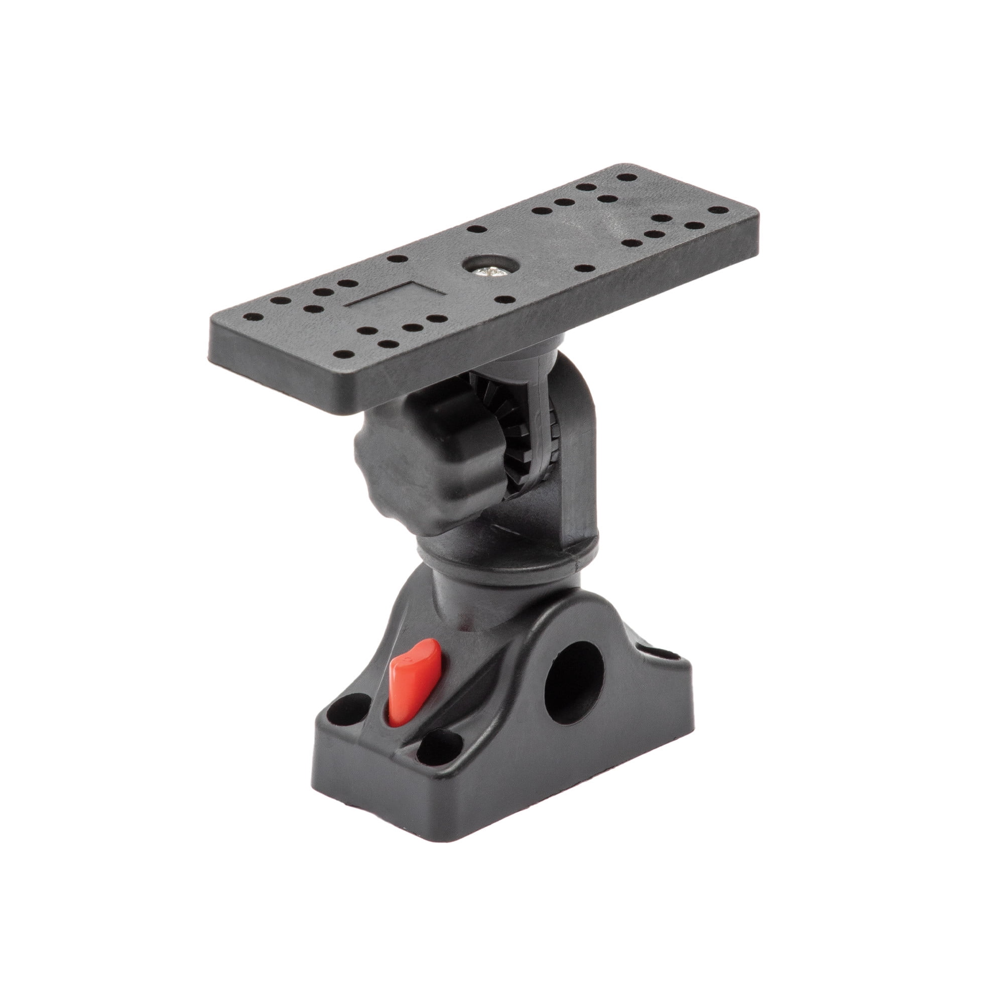 Extreme Max 3006.8661 Universal Fish Finder Head Unit Boat/Fishing Rod Holder Mount for Screens Up to 9 with Pivoting Bracket (Rectangle Mount)