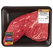 Tri Tip Roast, Choice Angus Beef, 1 per Tray, Fresh, 1.6 - 3.75 lb