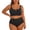 Black#01, variant on Lume Wear Women Plus Size High Waisted Bikini Ribbed Two Piece Swimsuit Tummy Control Bathing Suit V-neck 2026 Swimwear XXXXL&Hot Pink#02