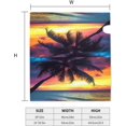thumbnail image 2 of Sunset Beach Mailbox Covers, Coconut Tree Magnetic Post Box Cover Wraps Standard Size 21x18 in for Garden Yard Decor, 2 of 6