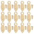 thumbnail image 4 of 100 pcs Metal Picture Frame Fastener Photo Frame Backing Plate Buckle with Screws, 4 of 4