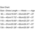 thumbnail image 2 of Actoyo Kids Baby Girls Dress Rainbow Striped Party Dresses Clothing 2-6T, 2 of 11