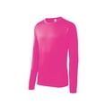 thumbnail image 1 of Gravity Threads Mens Long-Sleeve Moisture WickenIng Shirt - Neon Pink - Small, 1 of 2