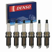 6 pc DENSO 3493 Spark Plugs for 90919-01266 SK20HR-A11 Ignition Wire Secondary
