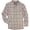 Cream, variant on solaris Outdoors Men's Brushed Cotton Long Sleeve Plaid Sportshirt, Regular and Big & Tall Sizes (Cream, XX-Large Big, 2XB)