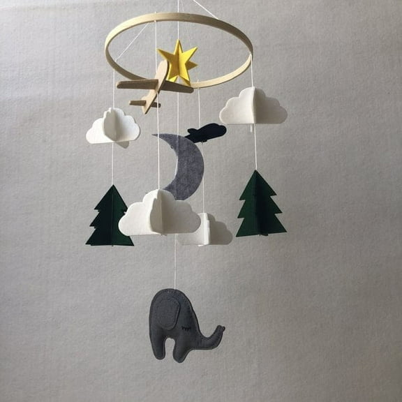 ✪ Baby Rattle Mobile Crib Toy Bed Hanging Newborn Wind Bell Kids Room Decoration