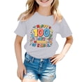 thumbnail image 1 of TZEWGL T-Shirts pour Enfants Imprimé Mignon Col Rond Manches Courtes Vêtements pour Tout-Petits Taille 6-7T, 1 of 4
