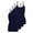 True Navy Blue, variant on Women's Camisole Cotton Stretch Undershirt with Adjustable Strap Tank Top Multi-Pack of 2 (True Navy Blue, Small)
