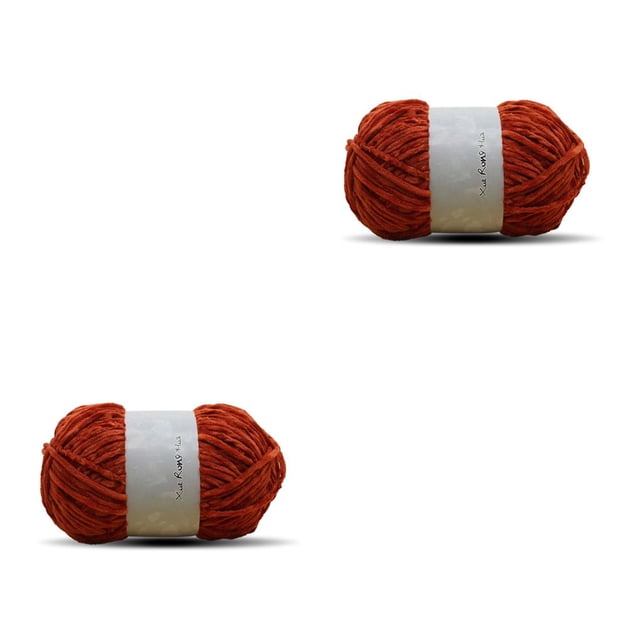 Advancent Bufanda de bola de hilo de terciopelo de 100g, hilos de tejer DIY, suéter cálido para bebé, calcetines, sombrero, hilo de ganchillo, Type2 NO2