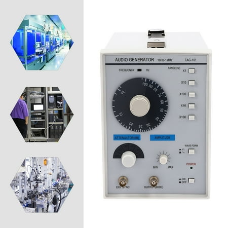 TAG-101 Audio Signal Generator Low Frequency Signal Source 10Hz-1MHz White