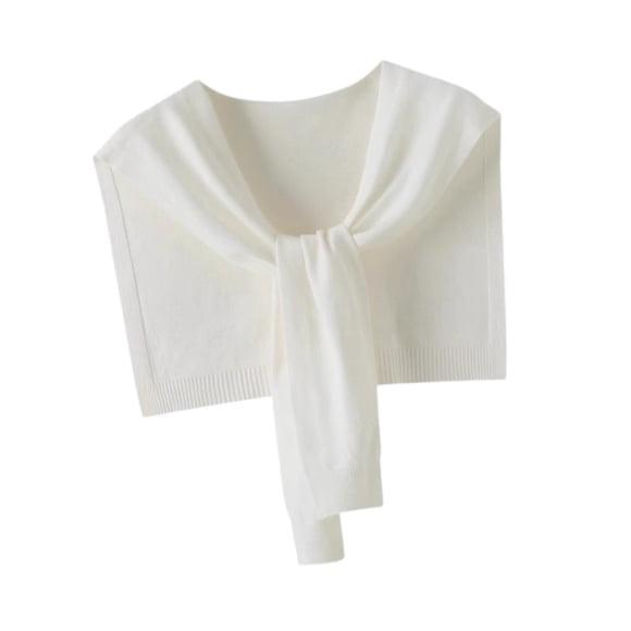 Chales de punto para mujer, regalo, estilo casual y elegante para el día a día, chal de moda, suéter Blanco