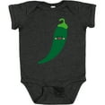 thumbnail image 3 of Inktastic Green Chili Pepper Kawaii Boys or Girls Baby Bodysuit, 3 of 5