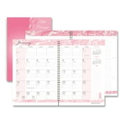 House of Doolittle Recycled Breast Cancer Awareness Monthly Planner/Journal, 10" x 7", Pink, 2021