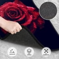 thumbnail image 3 of KAKALAD Red Rose Flower With Raindrop Valentine'S Day 01 Car Floor Mats 4PC Set Carpet Protection, Universal Fit for Car SUV VA & Truck, Vehicle Front & Rear, 3 of 7