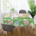 thumbnail image 5 of Coolnut Easter Eggs Rectangle Tablecloth, Spill-Proof Polyester Table Cloth, Table Cover for Kitchen Dining Picnic Holiday Party Decoration, 60"x60", 5 of 7
