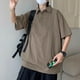 thumbnail image 5 of Camiseta de manga corta para hombre, blusa informal transpirable, estilo vintage, holgada, para uso diario, 5 of 8
