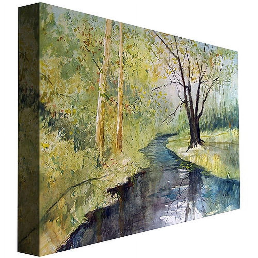 Trademark Art "Covered Bridge Park I" Canvas Art by Ryan Radke