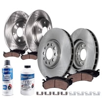 Detroit Axle - Brake Kit for Buick Verano Chevrolet Volt Cruze Brake Rotors Ceramic Brakes Pads Front and Rear Replacement: 11.81" inch Front and 11.50" inch Rear Rotors